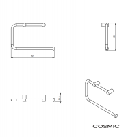 MEDIDAS TOALLERO ARO 20cm LOGIC COSMIC